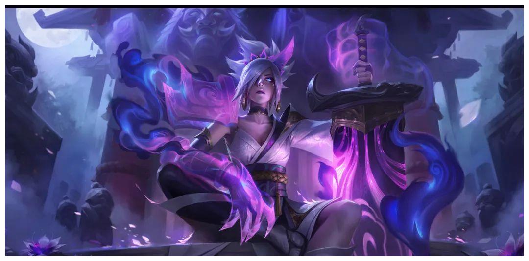 lol:灵魂莲华锐雯与永恩原画,出自两位知名的国服画师