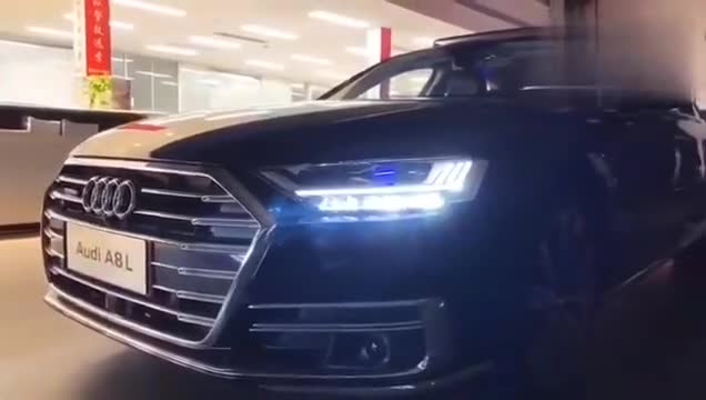 论玩灯就服奥迪,奥迪新A8L激光大灯＋OLed尾灯