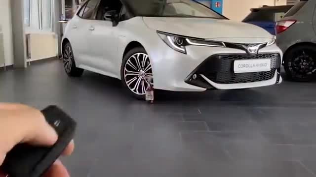 新车到店，2020款丰田卡罗拉两厢版，按下钥匙看到内饰，不要太赞