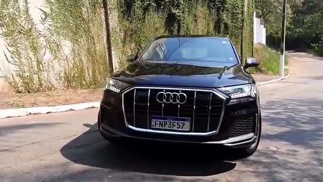 2021款全新奥迪Q7抢先实拍，坐进后排那刻，我放弃了宝马X5