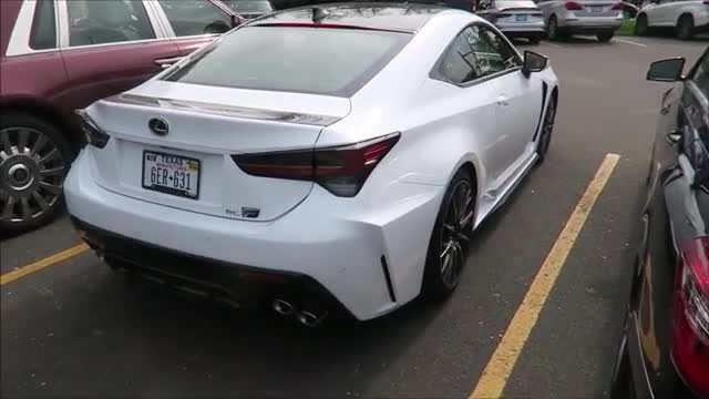 2020款雷克萨斯RC F Redesigned到店实拍，颜值怎么样自己看