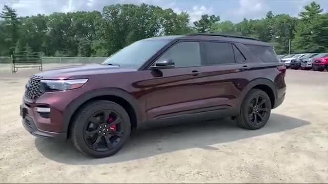 2020款福特探险者ST六座版，全新座椅布局，打开第三排心动了