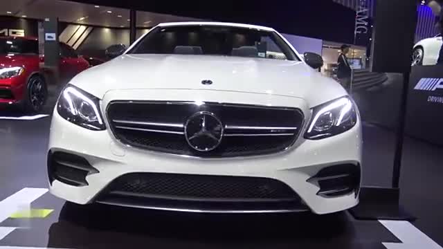 车展实拍全新奔驰AMGE53敞篷版跑车，土豪们觉得这台车怎么样