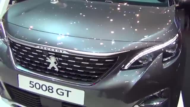 车展实拍全新标致5008GT细节，你喜欢这台车吗？