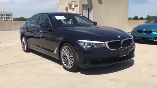 2019款宝马5系540i的详细实拍，全方位外观和内饰展示