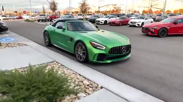 2019款奔驰AMG GT R高清实拍，打开车门的那刻，我彻底心动了