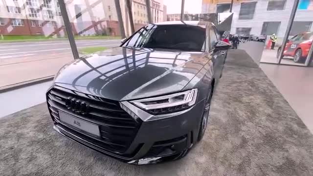 高清实拍2021款奥迪A8L，外观和配置提升不少，还想啥宝马7系