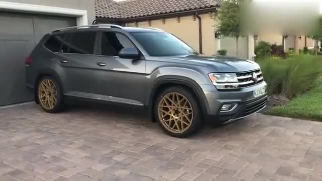 这大块头低下去什么样？实拍气动改装大众途昂