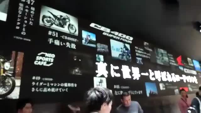 车展现场,实拍本田神车CB1300,110匹