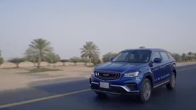 2021款吉利博越实车展示，沙漠里跑一圈如履平地，不要太霸气了