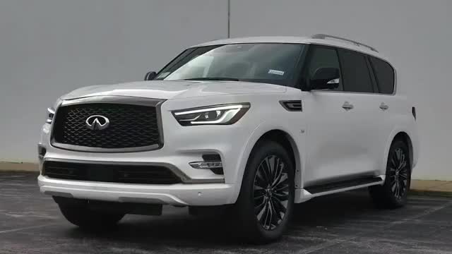 2021款英菲尼迪QX80实拍，按下钥匙坐进驾驶室，才知道啥叫改变