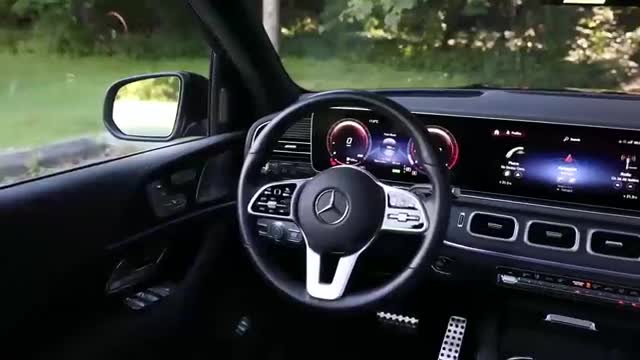 2021款奔驰GLS580内饰抢先实拍，这也太好看了，还想啥宝马X7