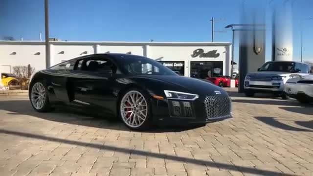 霸气运动范儿，内外实拍黑色奥迪R8