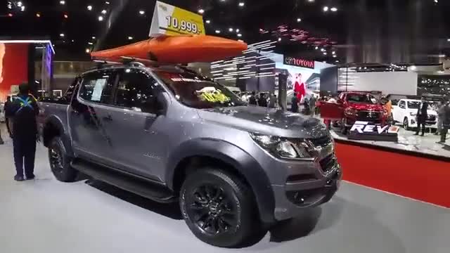 车展现场,雪佛兰高颜值皮卡车,感