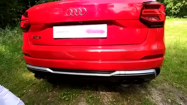 全新奥迪SQ2，尾部外观实拍分析