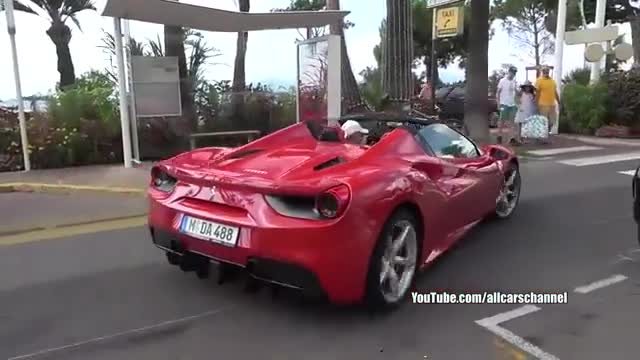 国外街头超跑实拍尾翼气势十足