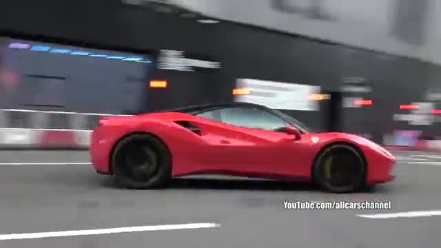 伦敦实拍帅气跑车展示豪华感不