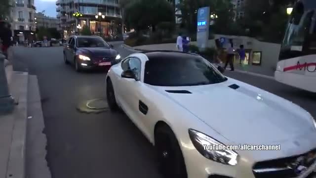 摩纳哥街头实拍超跑欣赏性能范