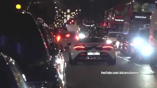 街头实拍豪华超跑欣赏引人瞩目