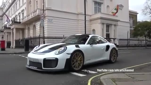 实拍精美跑车海外马力全开好听