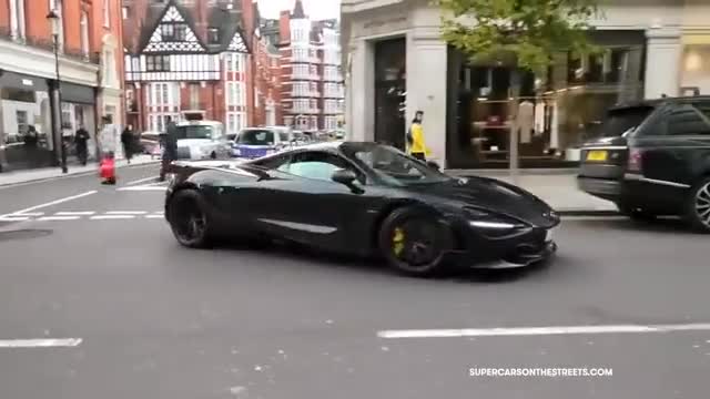 外媒实拍超跑街头游行运动精致