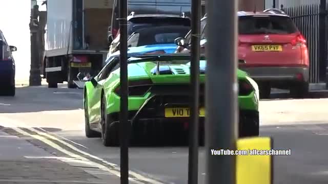 实拍豪华跑车国外道路欣赏尾