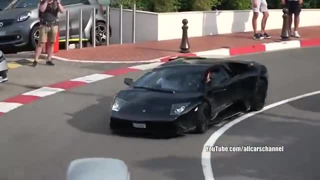 实拍车身线条流畅的超跑欣赏颇