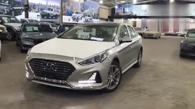 实拍现代索纳塔九，颜值不输一旁