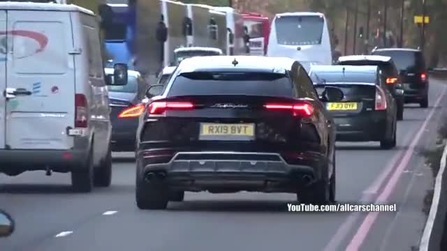 实拍跑车海外道路加速好听的声