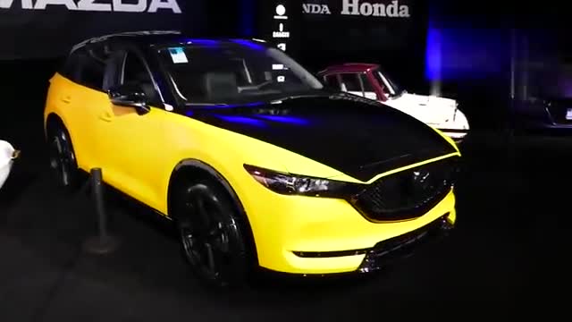 马自达CX-5实车展示，这配色够不够