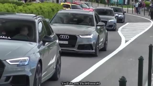 国外道路实拍跑车展示，车身线条