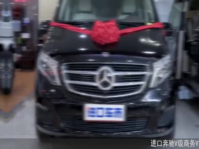 进口奔驰V250改装加长版现车实拍感受
