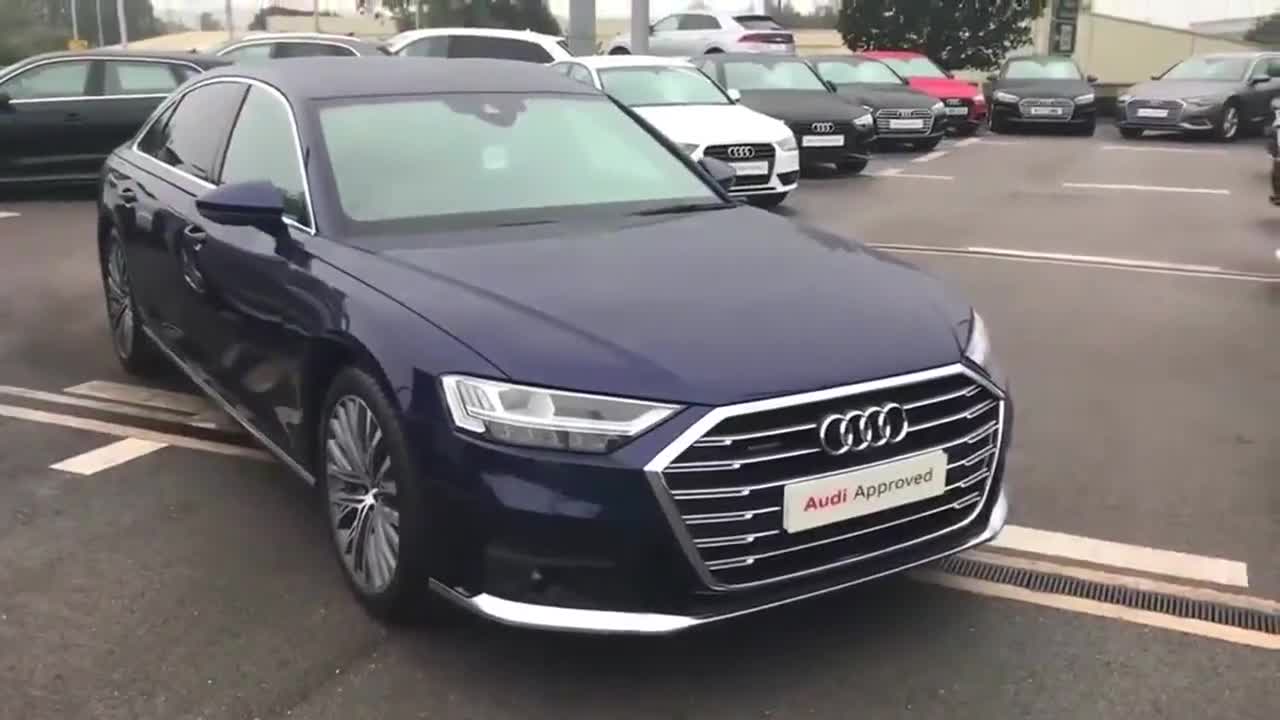 2020款奥迪A8L到货，坐进驾驶座感受一下什么是豪华