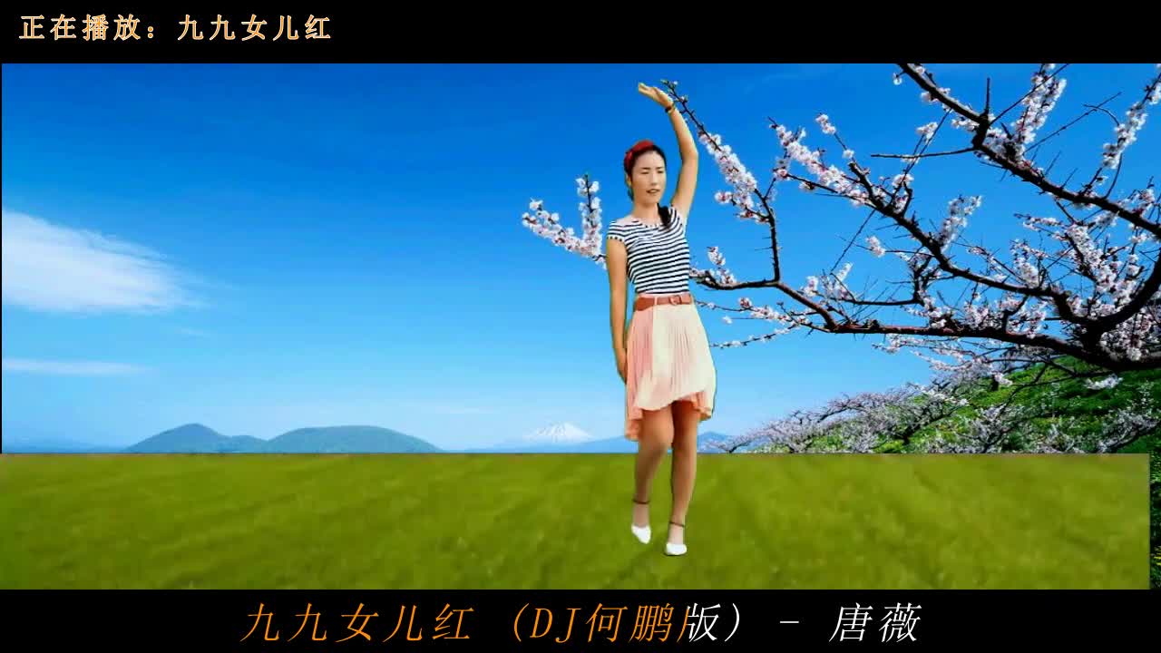 流行广场舞九九女儿红舞步简单