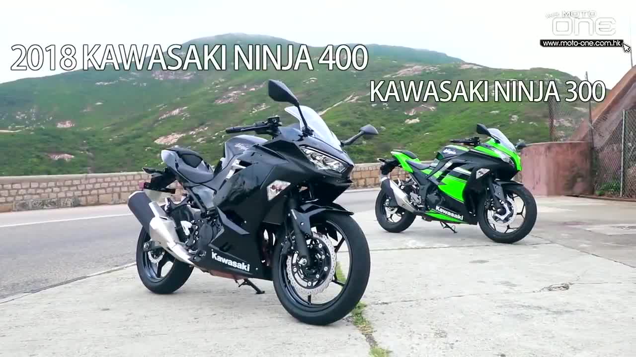川崎ninja300,川崎ninja125 川崎忍者300摩托车机车忍者400对比测试