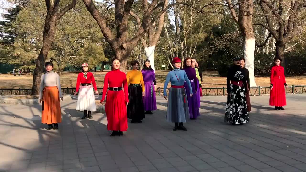 舞魅力朵朵舞蹈队表演舞蹈画你节选科尔沁夫演唱