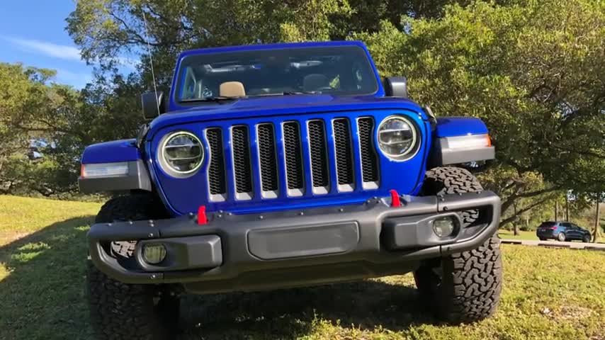 新车展示，实拍2020款吉普牧马人Rubicon