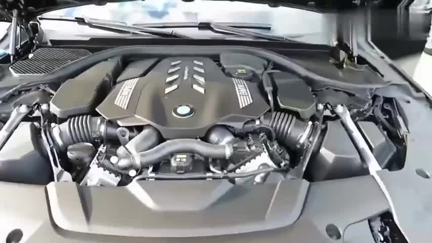 实拍2020款宝马750i，双肾进气格栅