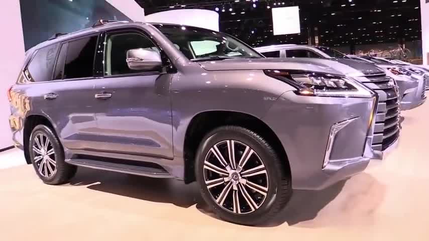 新车展示，实拍2020款雷克萨斯LX570，太霸气了！