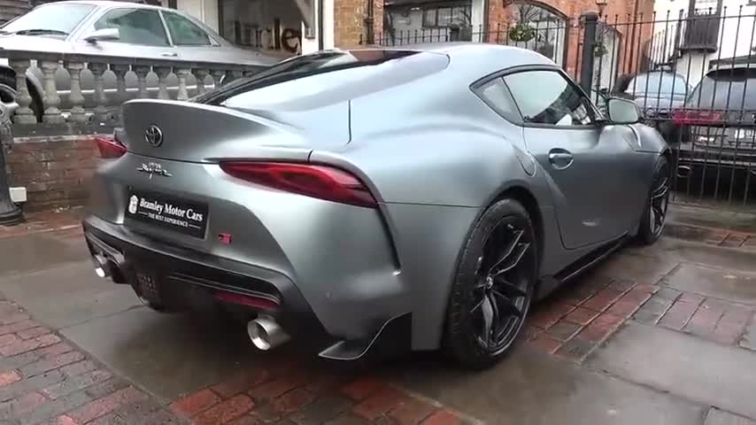 高清实拍丰田SupraA90，这外观太帅气了！