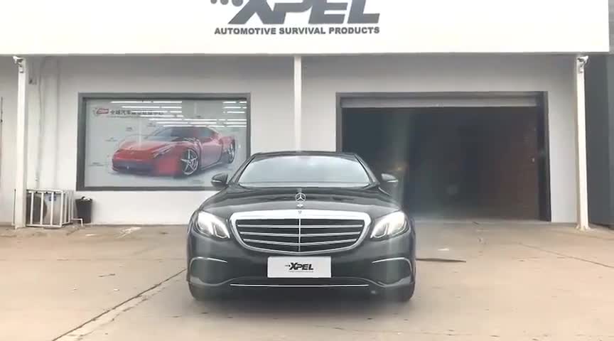 奔驰E300L贴隐形车衣专车专用济