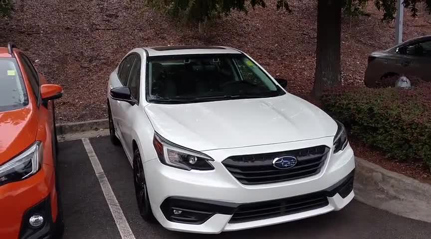 2020款斯巴鲁力狮Sport到货，外观和内饰实拍