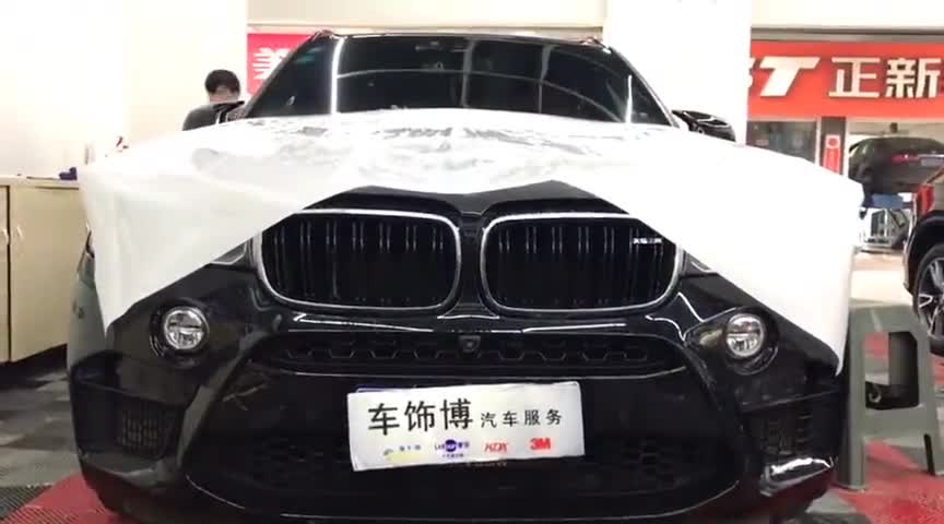 宝马X5M5贴隐形车衣