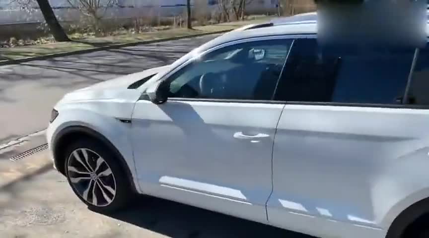 实拍大众T_ROC探歌R-Line