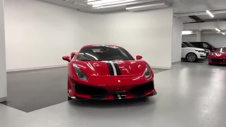 高清实拍法拉利488Pista，太炫酷了！