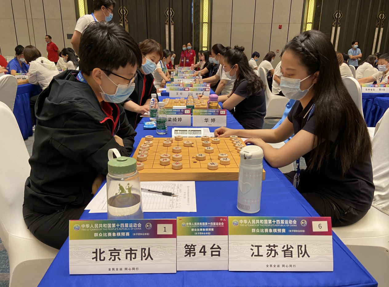 人如棋名美女大师华婷斩获第十四届全运会决赛第七名