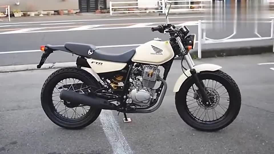 实拍本田FTR223，这车估计没几个人见过