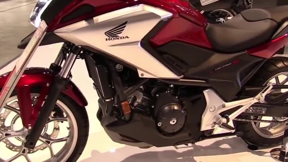 车展本田NC750X，国外在售的车型，往往都是这么的好看