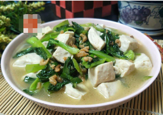 青菜炖豆腐