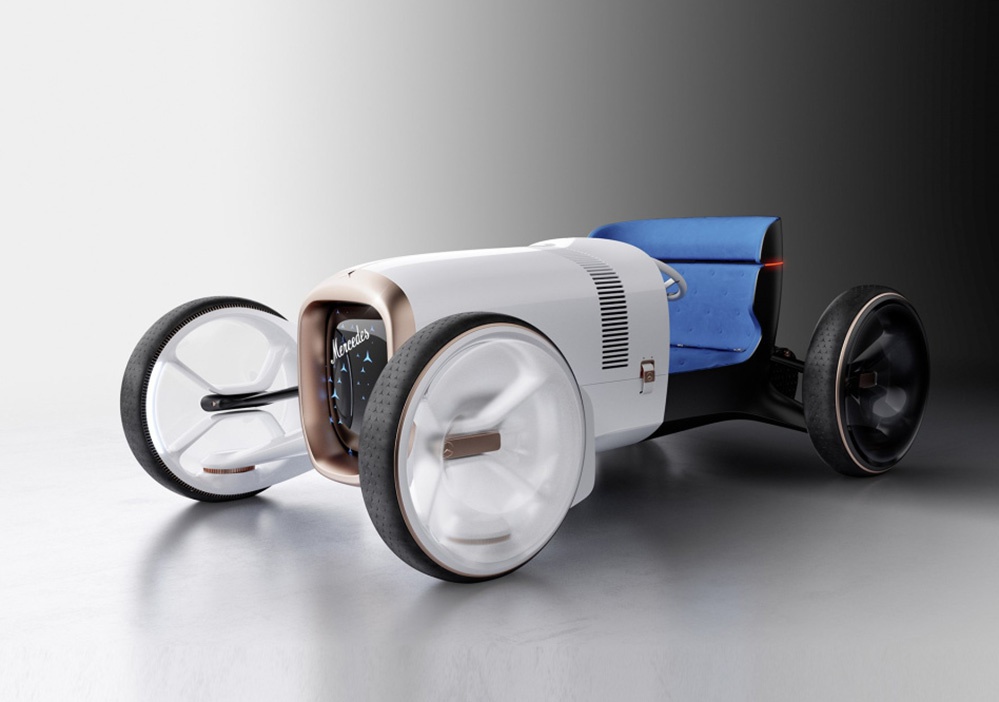 外观很拉风，奔驰复古电动车图赏